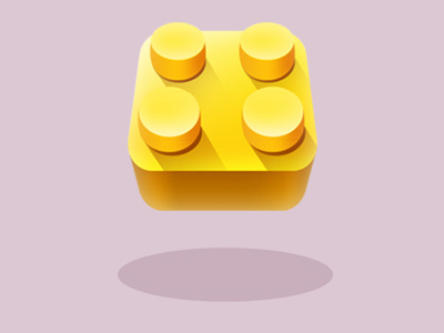 Lego collection detail element game icon lego part ui yellow