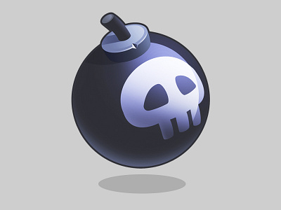 Bomb black bomb death element game gui icon toy ui
