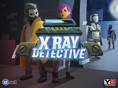 X Ray Detective bg button future game gui loading logo shooter ui