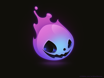 Happy halloween :) art character design drop fire game halloween icon pumpkin skull smile ui