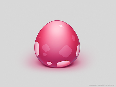 egg character design egg game icon pink ui