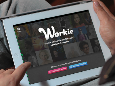 Workie - iPad app app device interface ios ipad mac stats ui ux