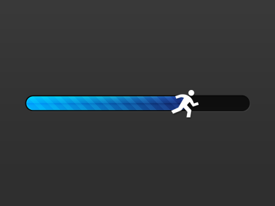 Progress Bar Runner bar blue progress runner