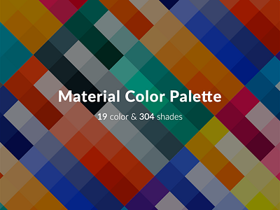 Freebie Material Color Palette for Sketch