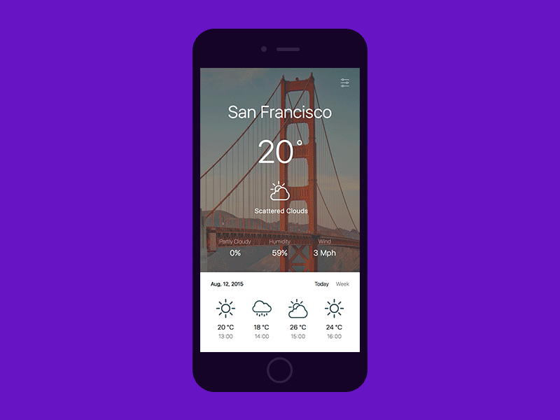 Day 010 - Weather App app appstore interfaces iphone ui ux weather