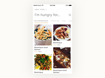 List view by Egor Fedorov on Dribbble