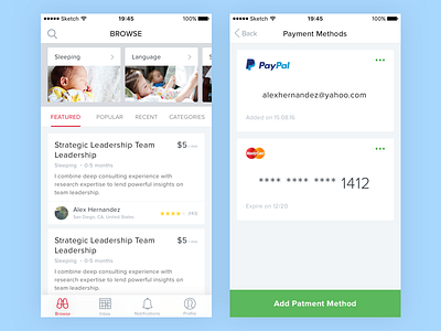 Parents app app browse clean ios methods mobile parents payment