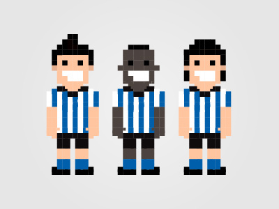 Sheffield Wednesday Pixel Players character design football football players illustration pixel pixel characters pixel illustration sheffield wednesday the owls