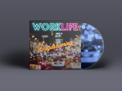 Worklife Album Cover album cover artwork cd sleeve daydreaming disco music graphic design pop music retro worklife