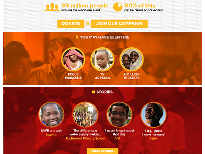 Sightsavers Website Design Process_02 africa charity graphic design interface design re design sightsavers small axe website
