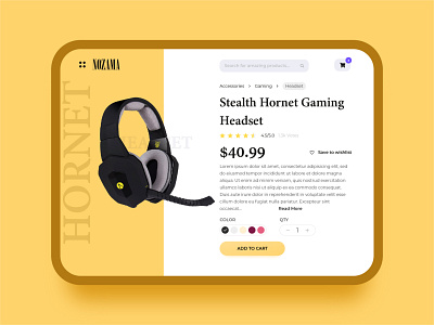 Ecommerce Product Page Design