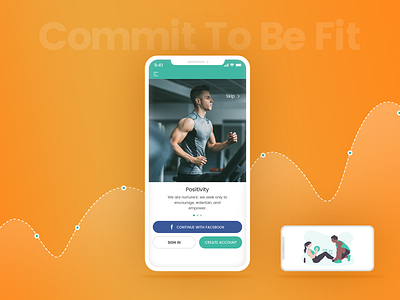 Mobile Signup screen Design app screen fitness app fitness center ios mobile app mobile app design signup page signup screen ui ux