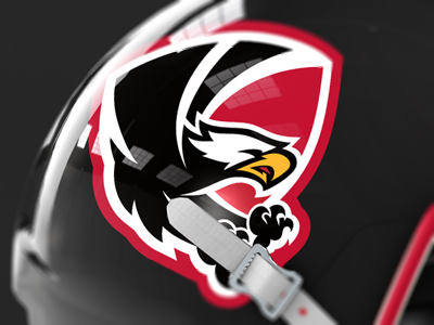 HACL Eagles Helmet branding football high league logo school
