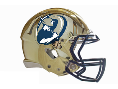 Denver Miners A11FL a11fl branding football helmet logo