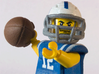 lego football helmet for minifigure