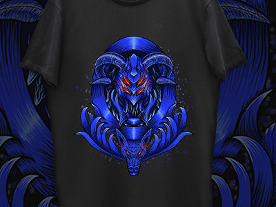 illutrator design tshirt monster