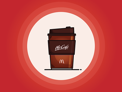 You want McCafé® Coffee right now coffee cup dope flat mccafe mcdonalds mug