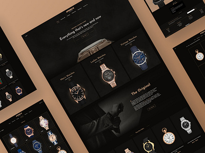 Watch online store ecommerce ecommerce design online shop online store ui uxui watch webdesign website website design