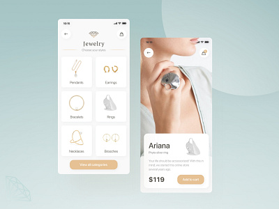 Mobile online jewelry store concept! concept ecommerce ecommerce design interface mobile mobile app mobile application mobile design mobile ui online shop online store shop ui web web design webdesign