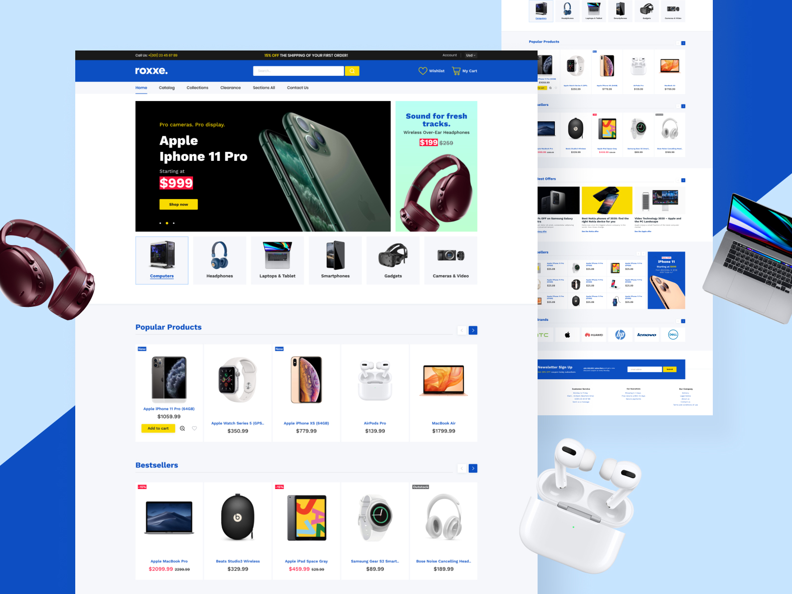 Gadgets Online Store. E-commerce project. by Avnabov Dmytro on Dribbble