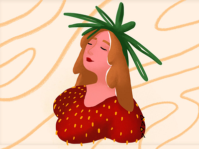 Strawberry lady 🍓