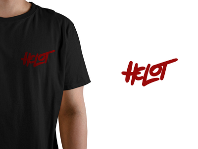 ''Helot'' Merch Design 300 art branding colors design gym handwritten helmet illustration knight logo merch red shirt sparta spartan tshirt vector warrior