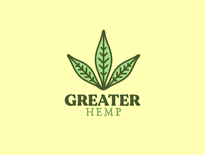 Greater Hemp Logo art beautiful branding colors design illustration logo ui vector