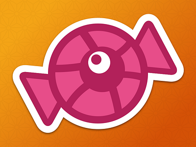 Dribbble is Eye Candy dribbble halloween sticker mule