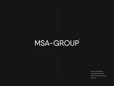 MSA-Group / Logotype branding design logo ui vector