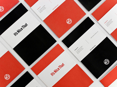 It's Nice That booklets booklet design editorial graphic design its nice that red typography