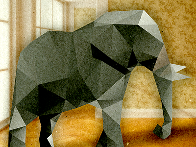 Elephant in the Room abstract c.s. lewis color editorial education grunge illustration magazine seminary subtle texture