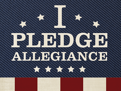 I Pledge Allegiance