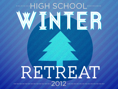 Winter Retreat aw conqueror slab color design digital slide event gotham imag ministry ribbon tree winter youth