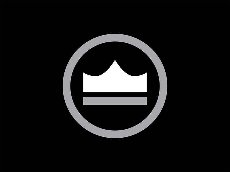 Realm Church logo mark concept brand church circle color crown design logo mark system underline