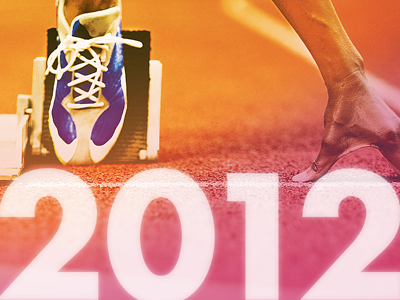 2012 World Games promo (detail) color crop olympics pink promo runner