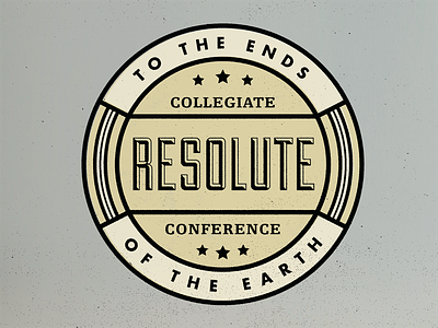 Resolute logo brand college conference duke egyptienne futura icon logo mark sbts seal seminary