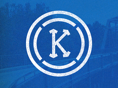 Missions logo blue bridge church grunge kentucky line ministry missions motion movement send simple white