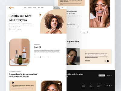 Kinclong Skincare Beauty Landing Page