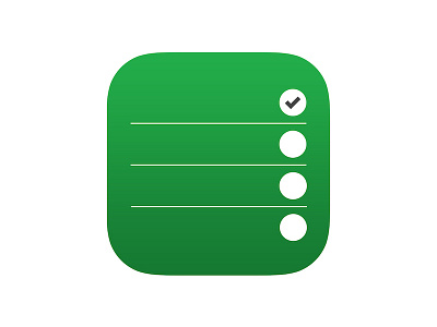 Icon - Task Manager iOS App green icon ios task manager tick