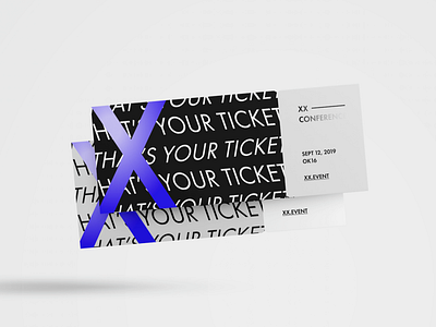 XX conf – Tickets 2019 abstract blue bold clean conference design identity illustration minimalism minimalist minimalistic styleguide ui web