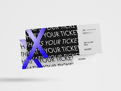 XX conf – Tickets