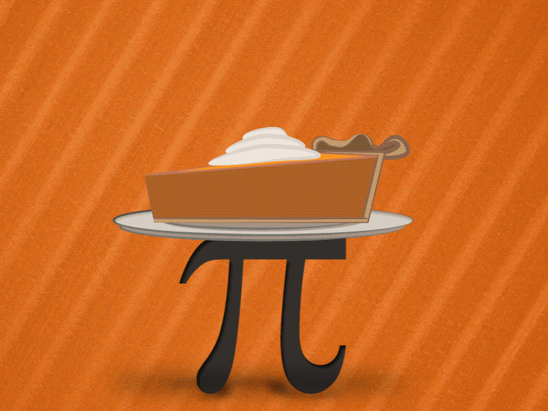π 2d dessert drawlloween gif halloween jackolantern loop pie pumpkin type π