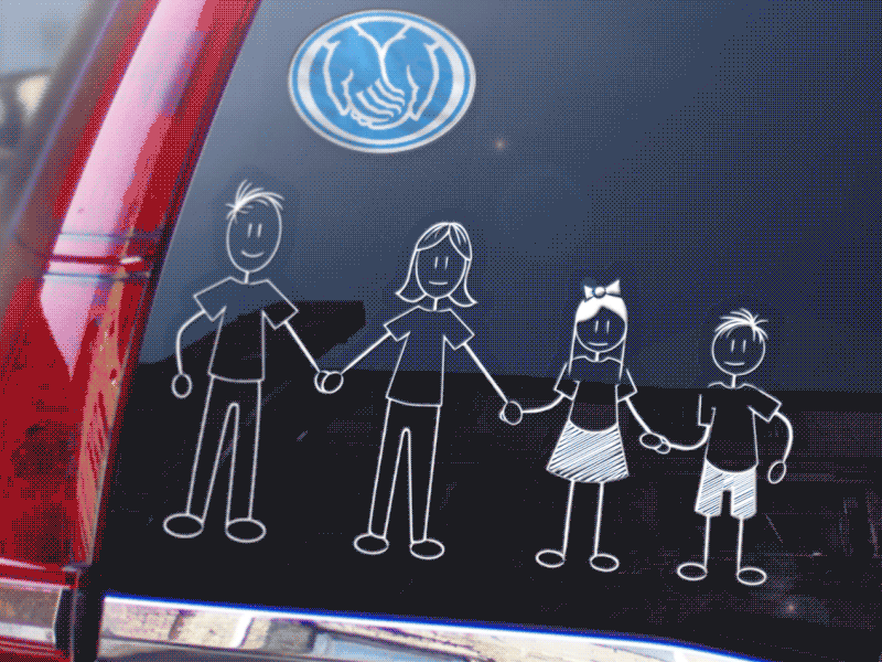 Siblings Day 2d after effects clientwork duik family gif loop motion r24 siblings stick figure sticker
