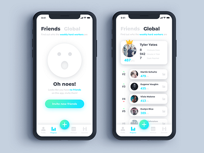 Daily UI Challenge #019 - Fitness Leaderboard app app design daily daily challange daily ui 019 daily ui challange dailyui dailyui challenge design fitness fitness app interface iphone x leaderboard sketch ui ui elements