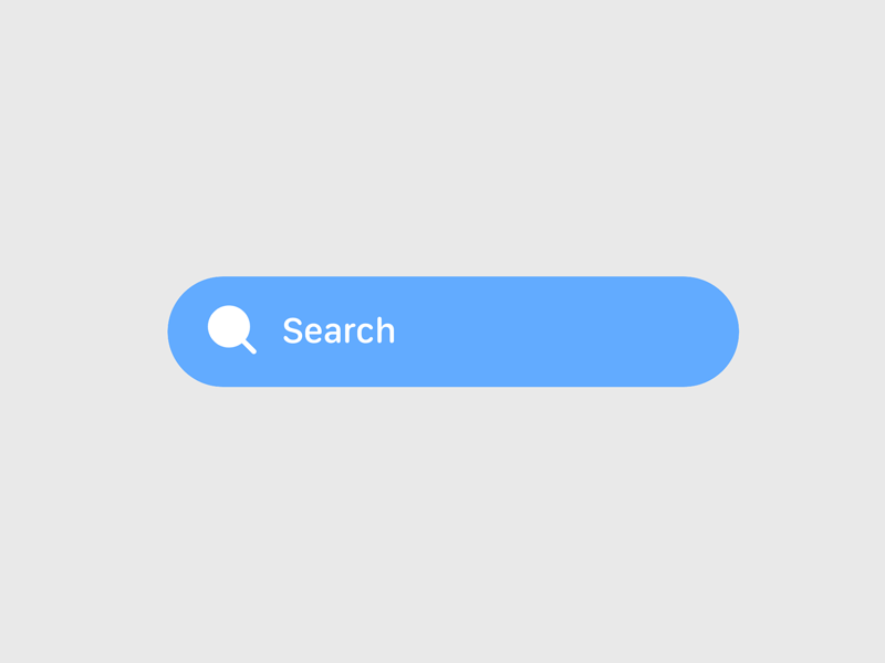 Daily UI Challenge #022 - Search Interaction Animation