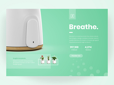 Daily UI Challenge #032 - Kickstarter Landing