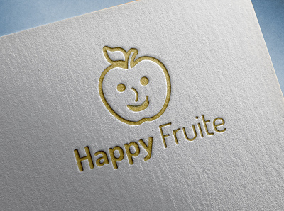 Happy Fruite Logo Design adobe illustrator brand identity branding creative flyer design graphic design illustration logo animation logo design logos minimal presentation design product design professional professional logo typography