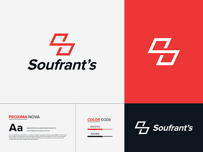 Soufrant's Modern Logo Design for Branding abstract app icon branding check colorful concept corporate design creative design gradient graphicdesign identity illustration logo logodesign mark modern logo trending ui vector