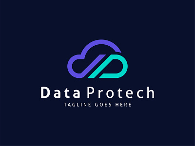 Data Protech Cloud logo design by Sazzad Robin on Dribbble