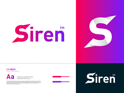 Siren logo Design Branding abstract agency alert app logo art brand identity branding business logo colorful creative design emergency gradient logo icon logo logo design logo designer minimalist modern logo typography